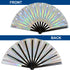Metallic Silver X-Large Fan