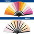 Lesbian (Sunset) Glitter X-Large Hand Fan