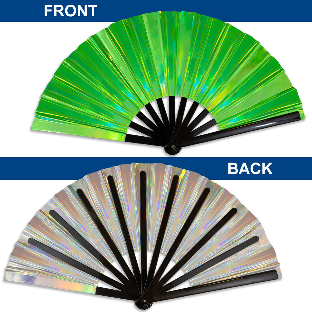 Metallic Teal X-Large Fan