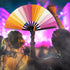 Lesbian (Sunset) Glitter X-Large Hand Fan