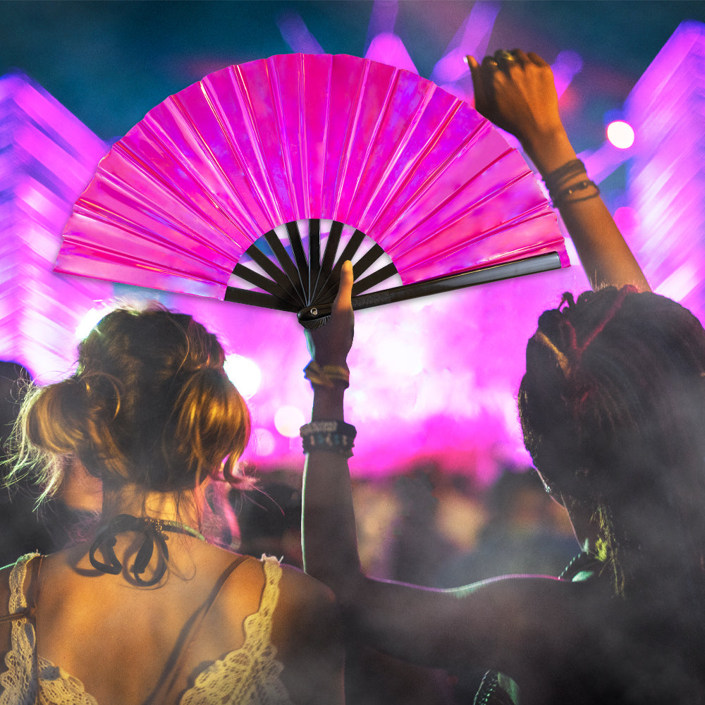 Metallic Magenta X-Large Fan