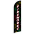 Fireworks (Black) Windless Banner Flag