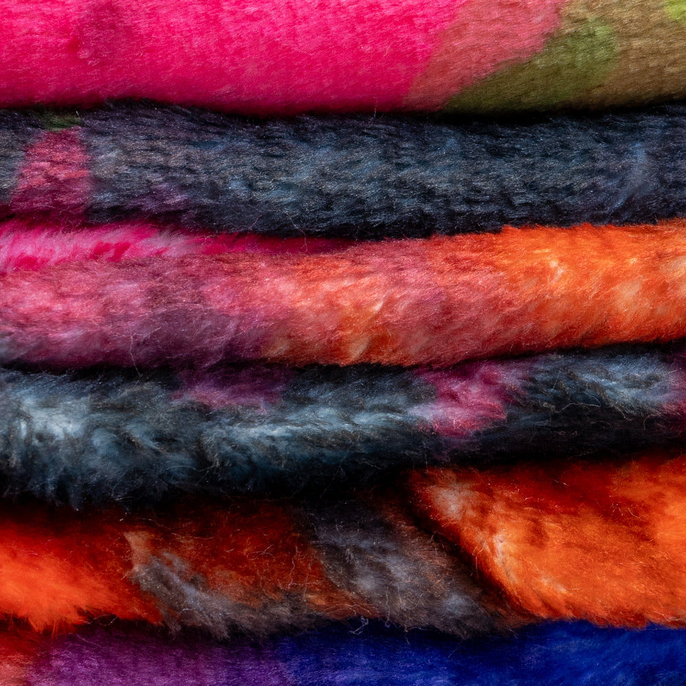 Tie-Dye (Neon) Soft Plush 50x60in Blanket
