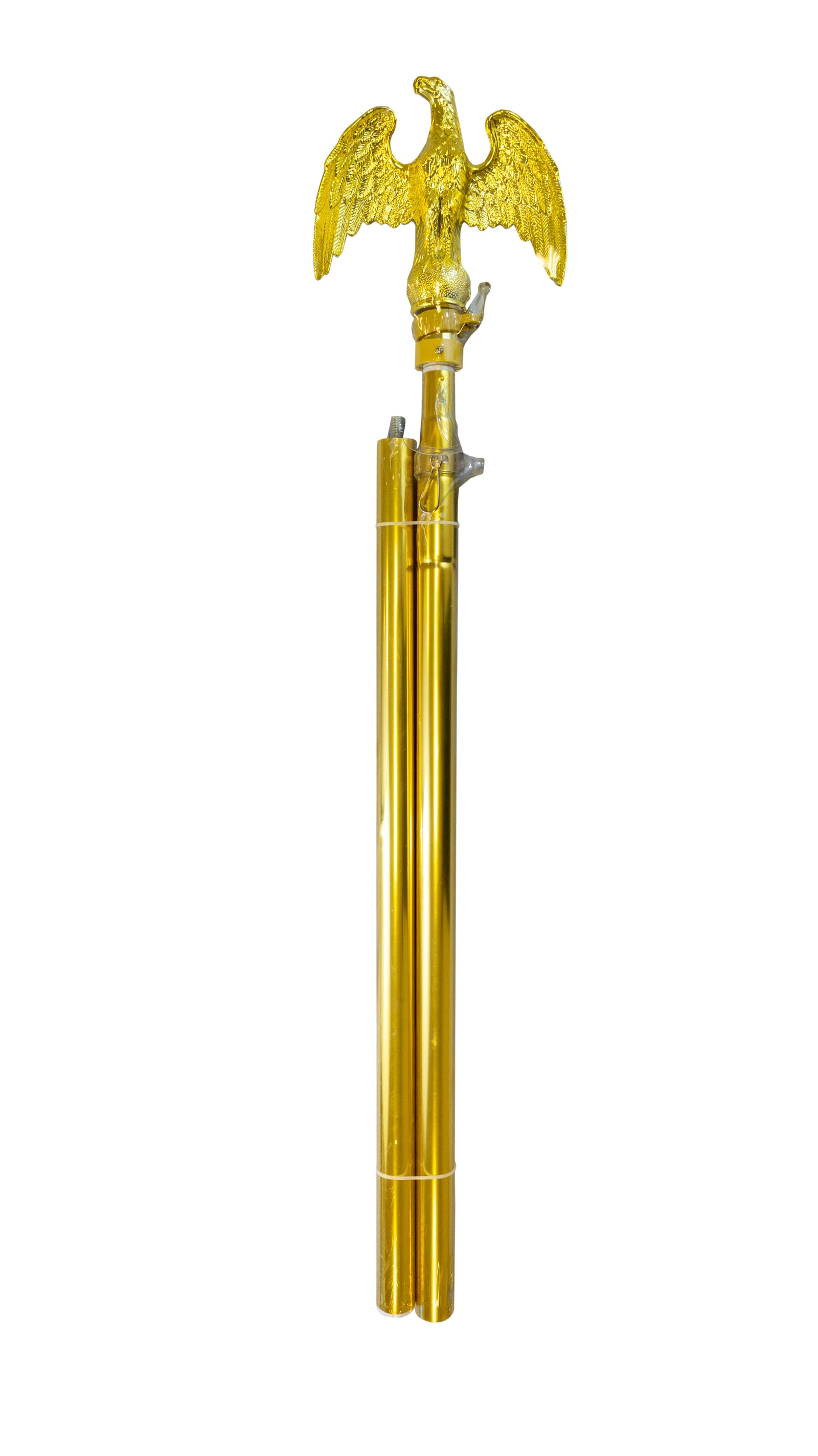 8ft 2pc Gold Aluminum Pole (Gold Eagle)