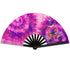 Butterfly (Tie Dye) Blacklight X-Large Hand Fan