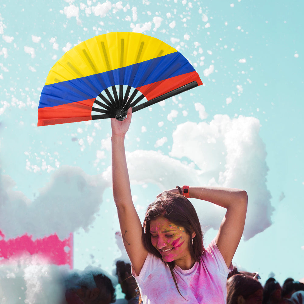 Colombia X-Large Hand Fan