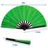 Glitter Green X-Large Hand Fan