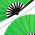 Glitter Green X-Large Hand Fan