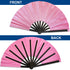 Glitter Pink X-Large Hand Fan
