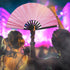 Glitter Pink X-Large Hand Fan
