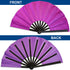 Glitter Purple X-Large Hand Fan
