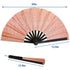 Glitter Rose Gold X-Large Hand Fan