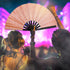 Glitter Rose Gold X-Large Hand Fan