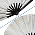 Glitter Silver X-Large Hand Fan