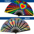 Rainbow Love X-Large Hand Fan