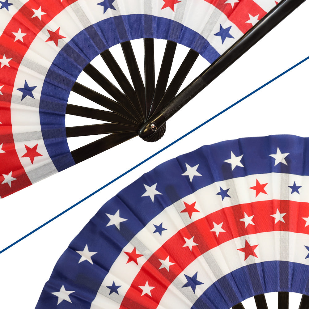 USA Stars X-Large Hand Fan