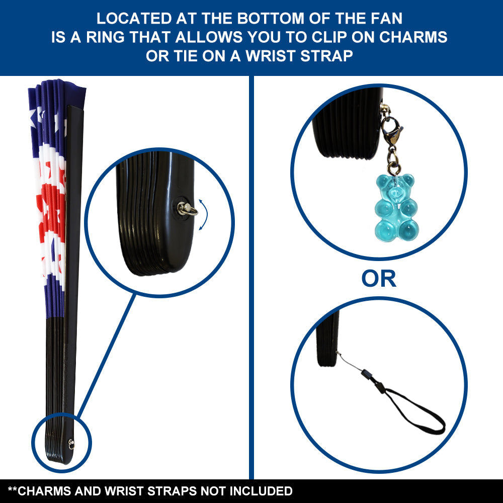 USA Stars X-Large Hand Fan