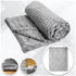 Light Gray Solid Color Soft Plush 50x60in Blanket