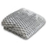 Light Gray Solid Color Soft Plush 50x60in Blanket