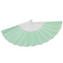 Glitter Fairy Blue Small Hand Fan (Clear Handle)