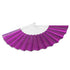 Glitter Purple Small Hand Fan (Clear Handle)