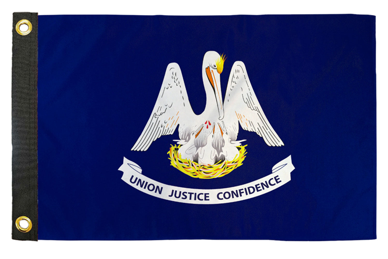 Louisiana 12x18in Boat Flag