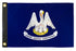 Louisiana 12x18in Boat Flag