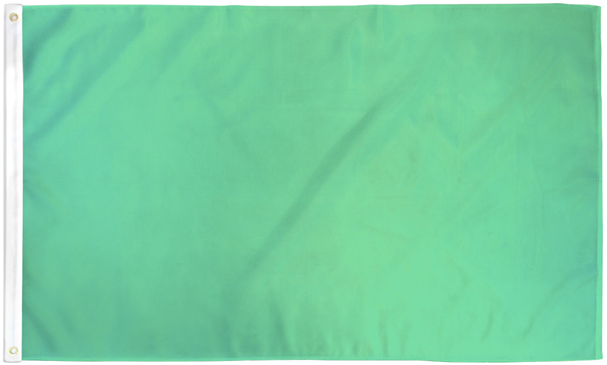 Mint Green Solid Color Flag 2x3ft Poly