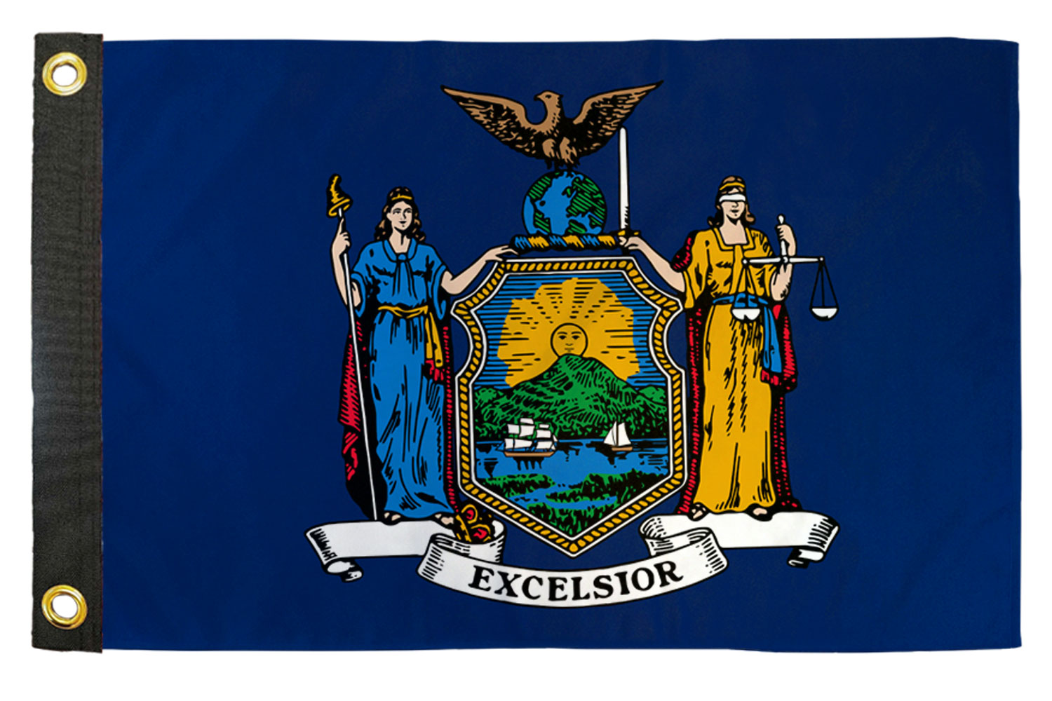New York 12x18in Boat Flag