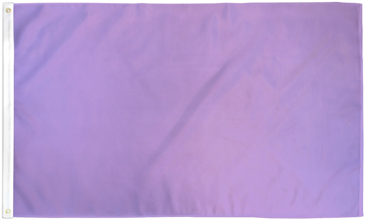 Pastel Purple Solid Color Flag 3x5ft Poly