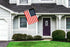 6ft Spinning Stabilizer Flag Pole (Black Pole & Gold Topper)