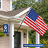 6ft Spinning Stabilizer Flag Pole (Black Pole & Black Topper)