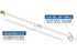 6ft Spinning Stabilizer Flag Pole (White with Silver Ball Top)