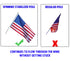 6ft Spinning Stabilizer Flag Pole (White with Silver Ball Top)