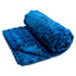 Blue Solid Color (Turtle Shell) Soft Plush 50x60in Blanket