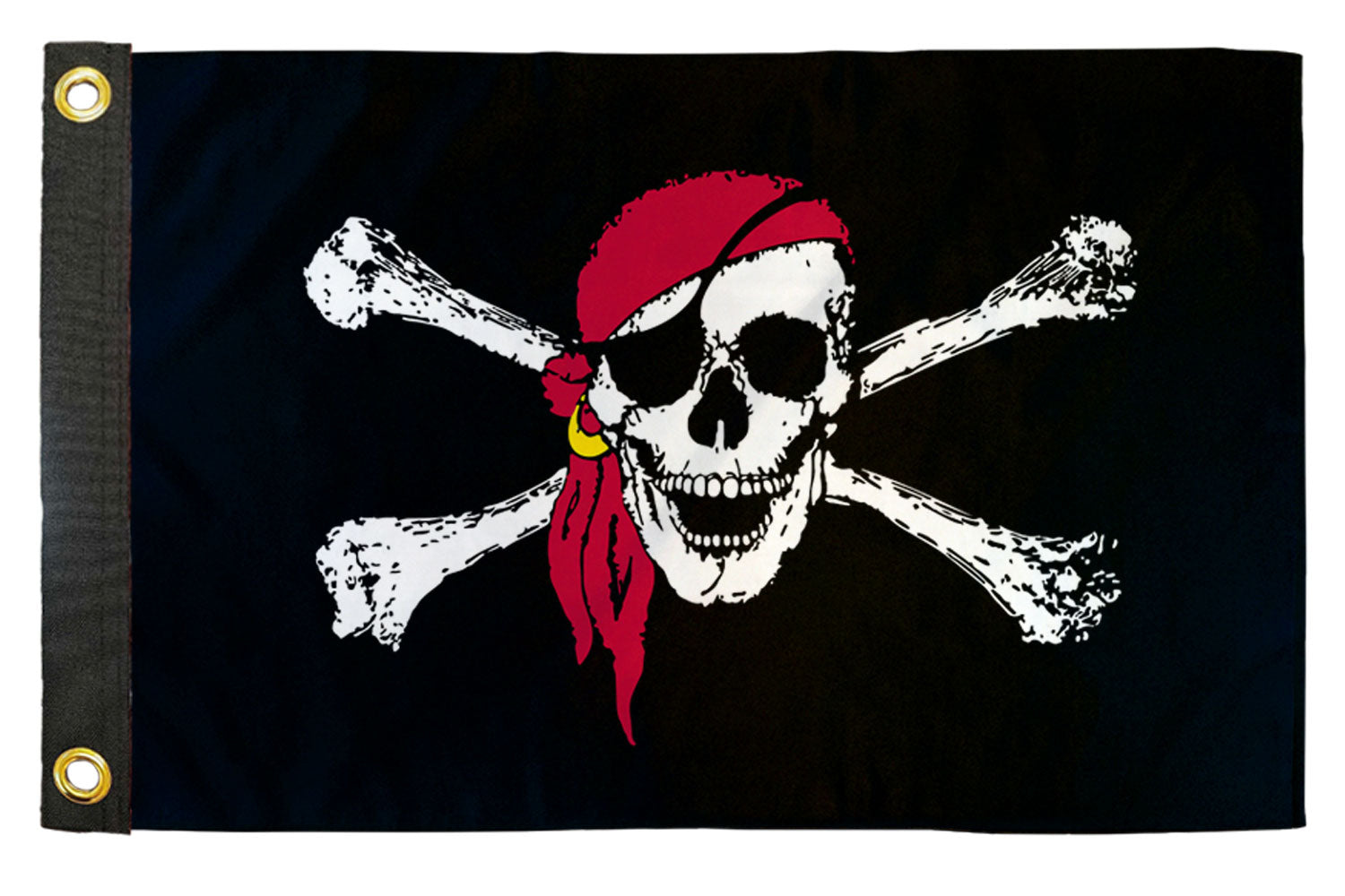 Red Bandana 12x18in Boat Flag