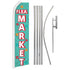 Flea Market (Flowers) Super Flag & Pole Kit