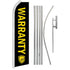 Warranty (Black) Super Flag & Pole Kit