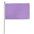 Pastel Purple Solid Color 12x18in Stick Flag