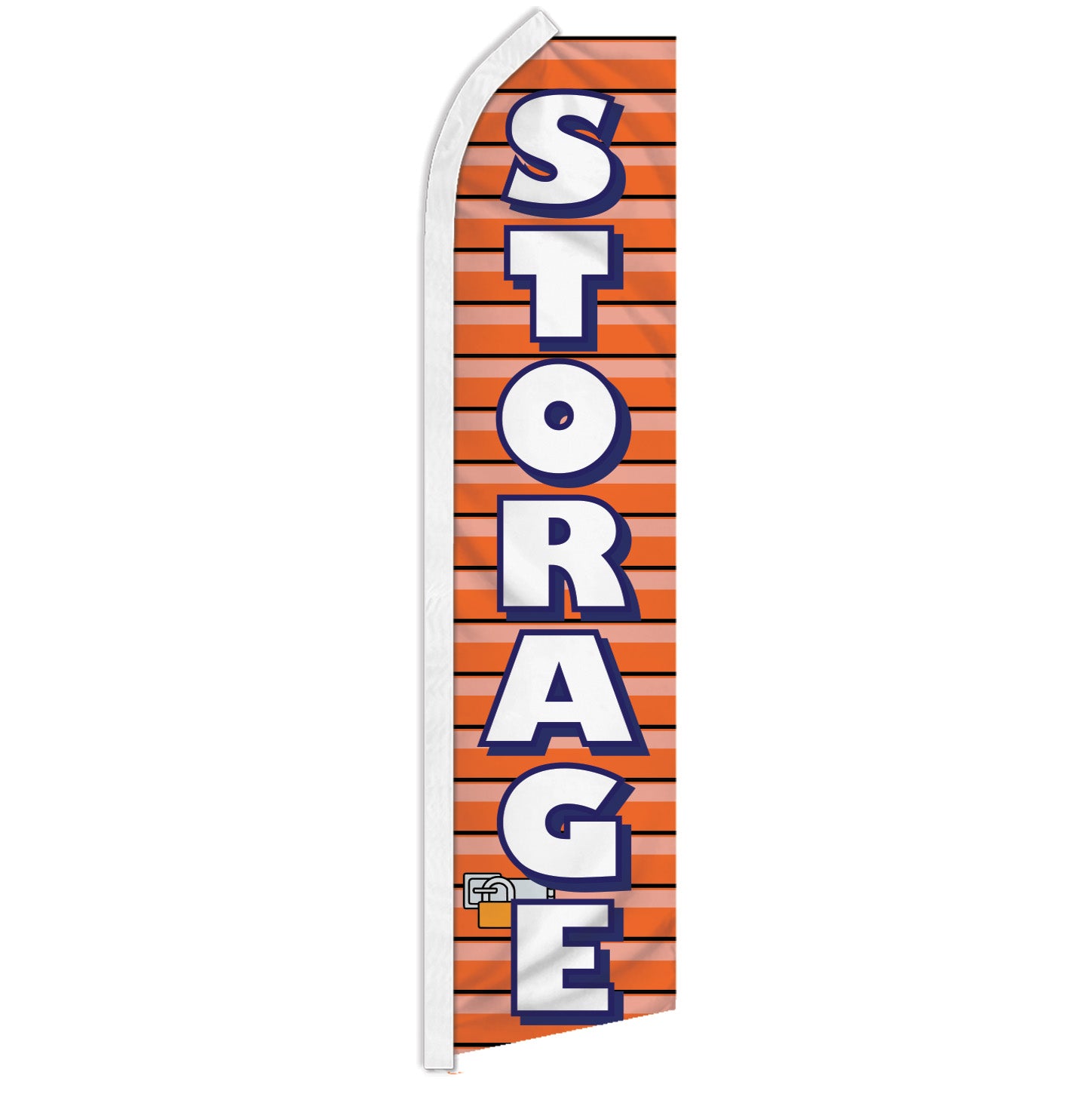 Flag Storage Sign Self Storage Lock Super Flag | Flags Importer | 11.5ft x 2.5ft ...