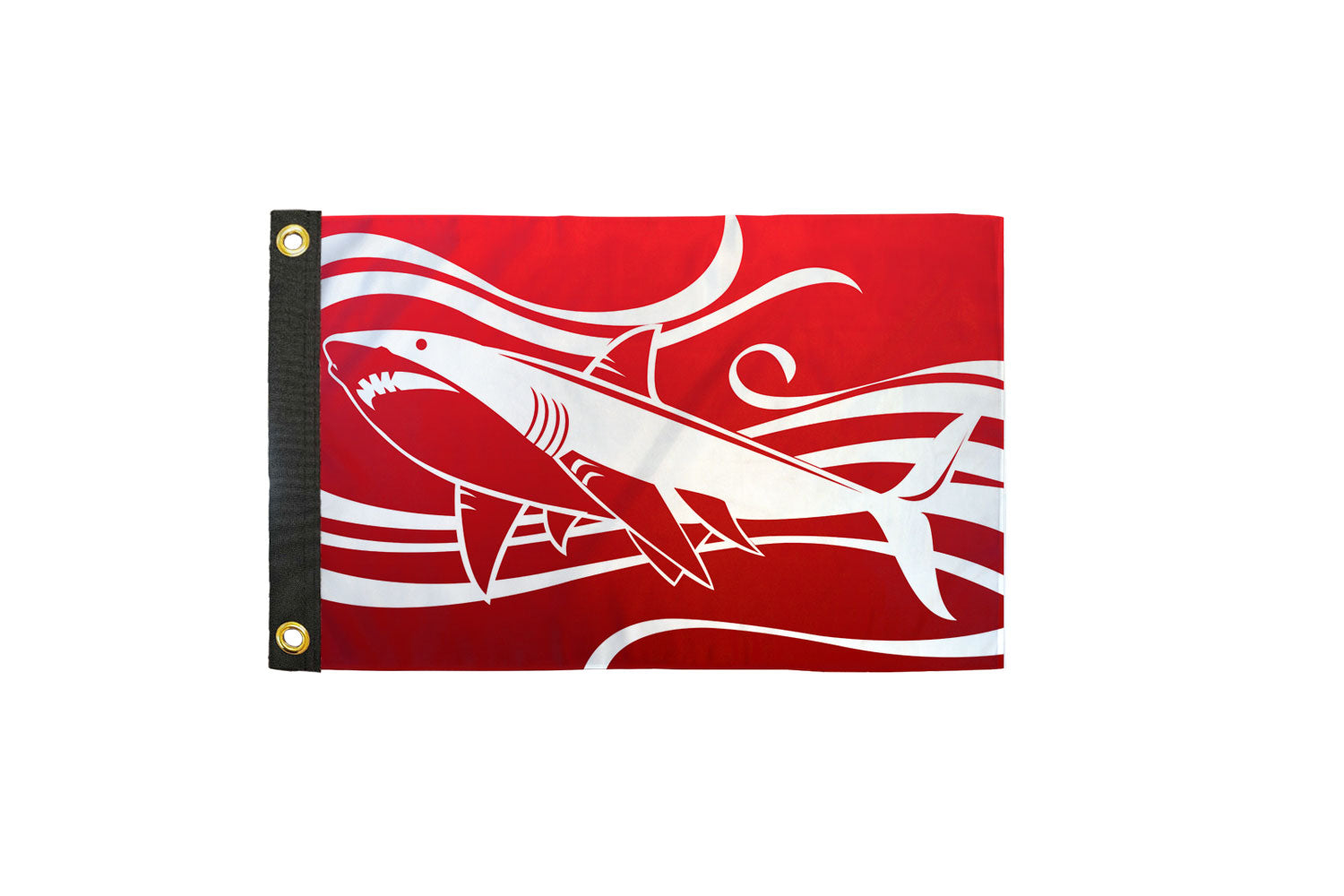 Shark 12x18in Boat Flag