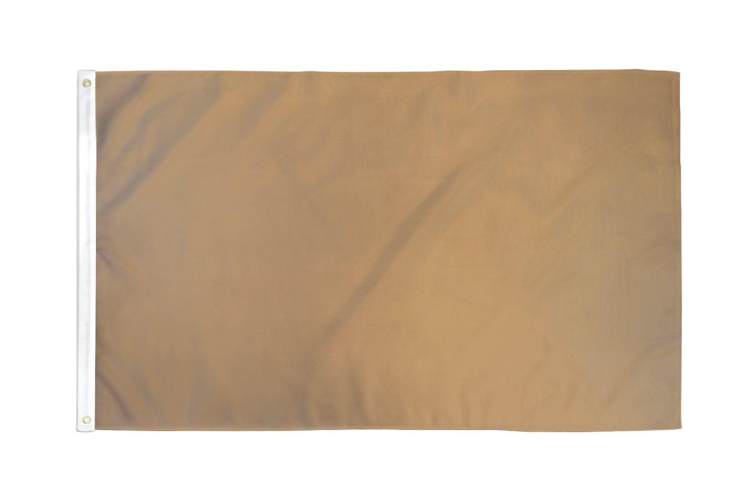 Tan Solid Color Flag 2x3ft Poly