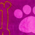 Puppy Paws (Pink) Soft Plush 50x60in Blanket
