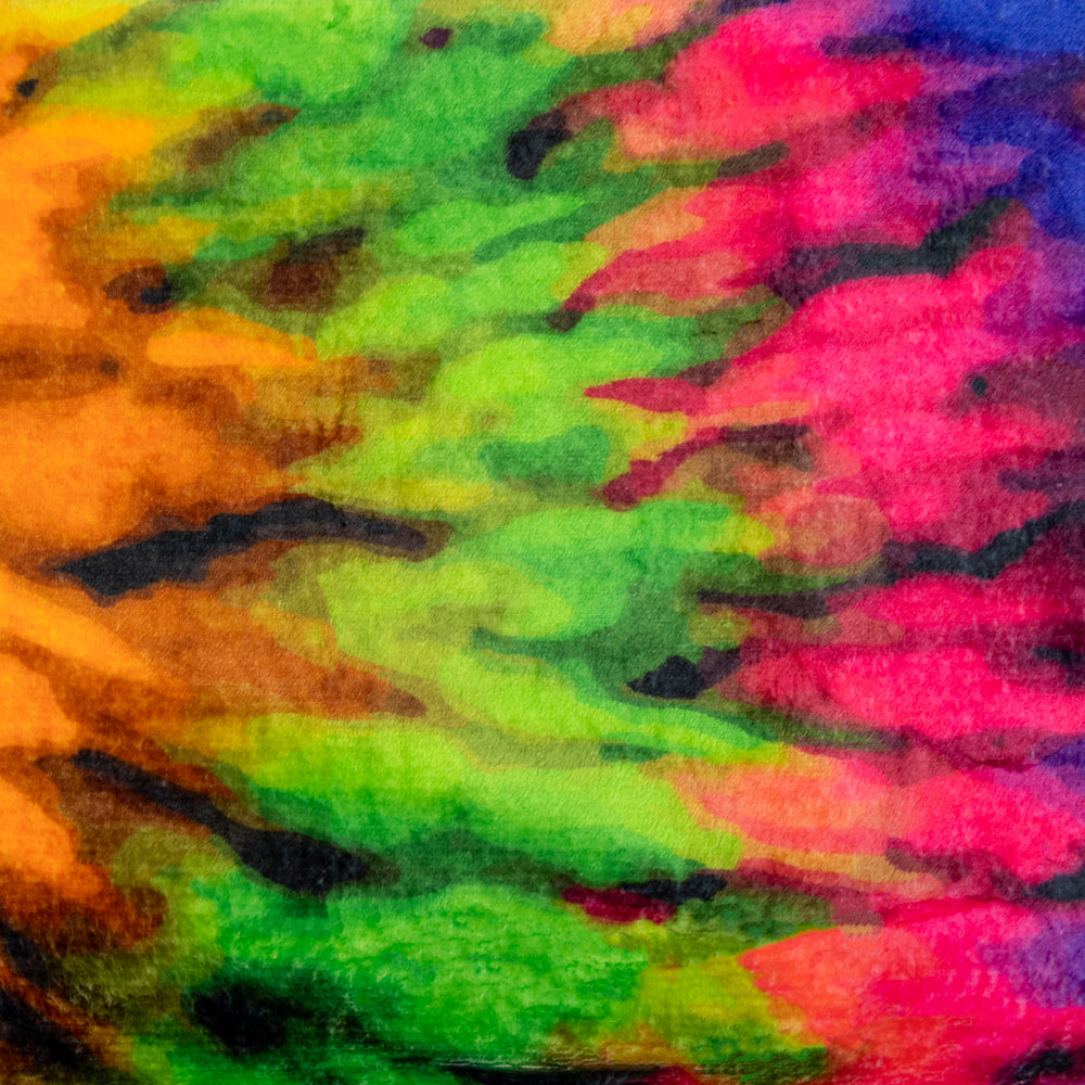 Tie-Dye (Neon) Soft Plush 50x60in Blanket