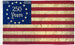 250 USA Tea Stained 3x5ft Poly