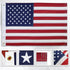 USA 18x27in Grommeted Embroidered Flag