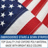 USA 18x27in Grommeted Embroidered Flag