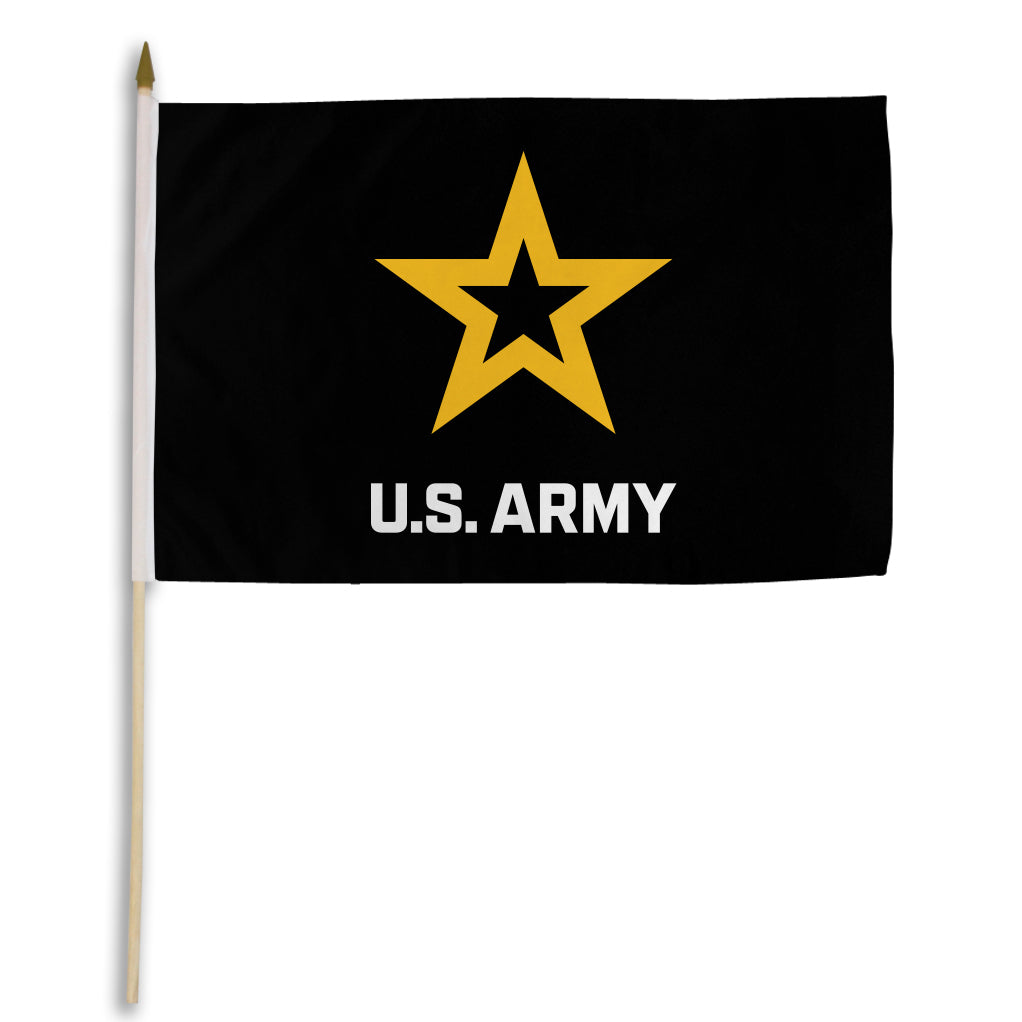 Army (Logo) 12x18in Stick Flag