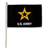Army (Logo) 12x18in Stick Flag