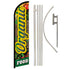 Organic Food Windless Banner Flag Kit